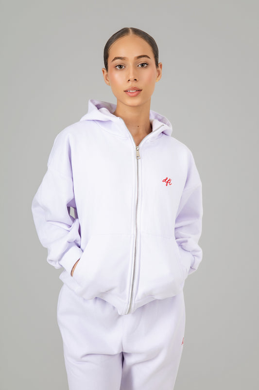 White Cherry Set Hoodie and Jogger