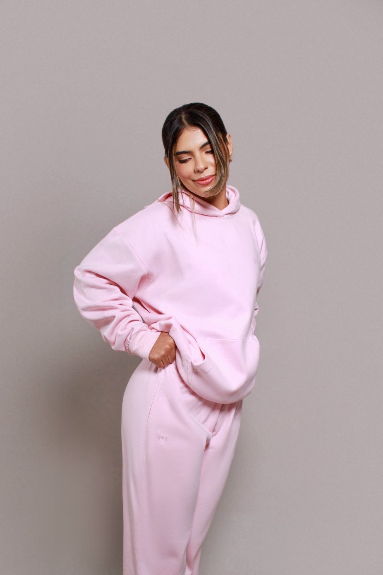 Set Hoodie & Jogger Rosado