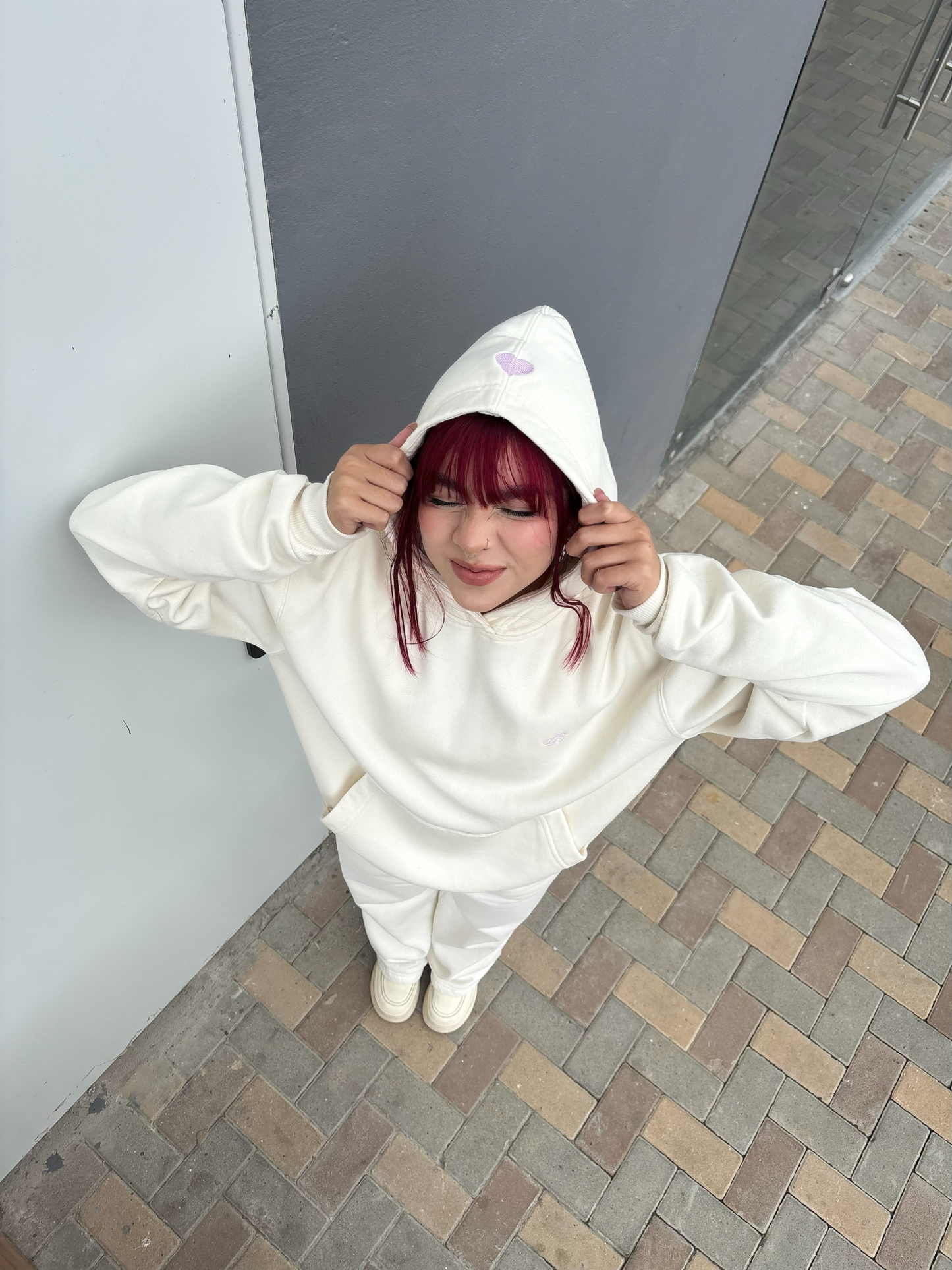 Set Hoodie & Jogger Marfil