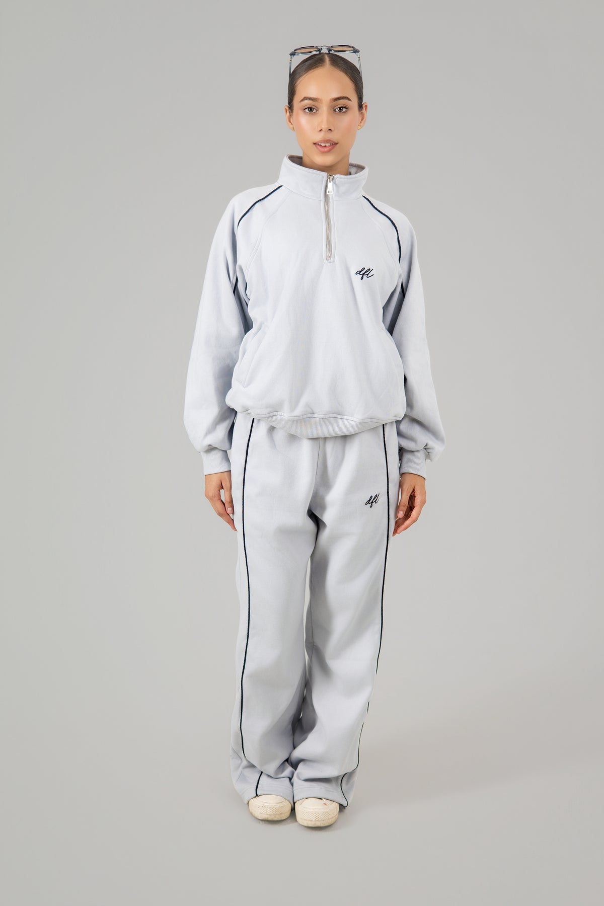 Set Hoodie & Jogger Gray Line
