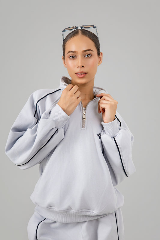 Hoodie Gray Line