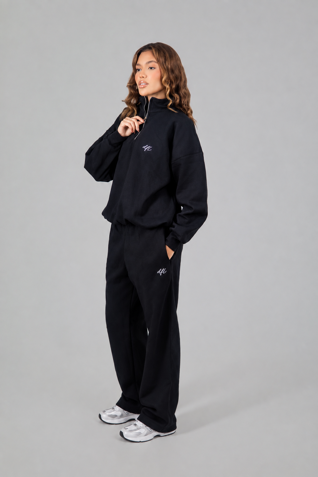Set Hoodie and Jogger Lux Black