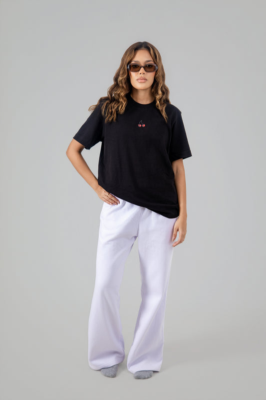 Camisa Oversize Cherry Black