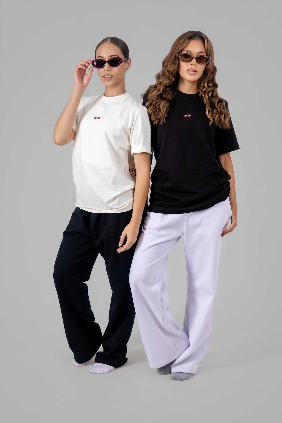 Camisa Oversize Cherry Black
