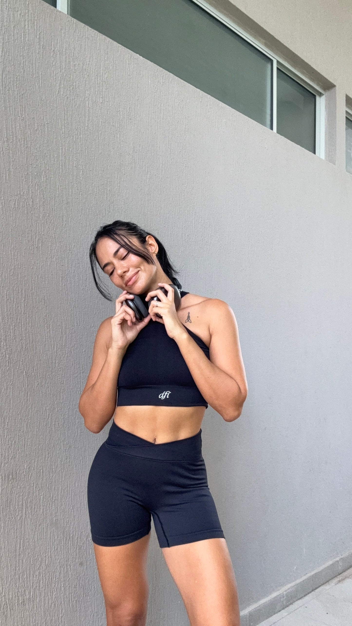 Set Top & Short Black