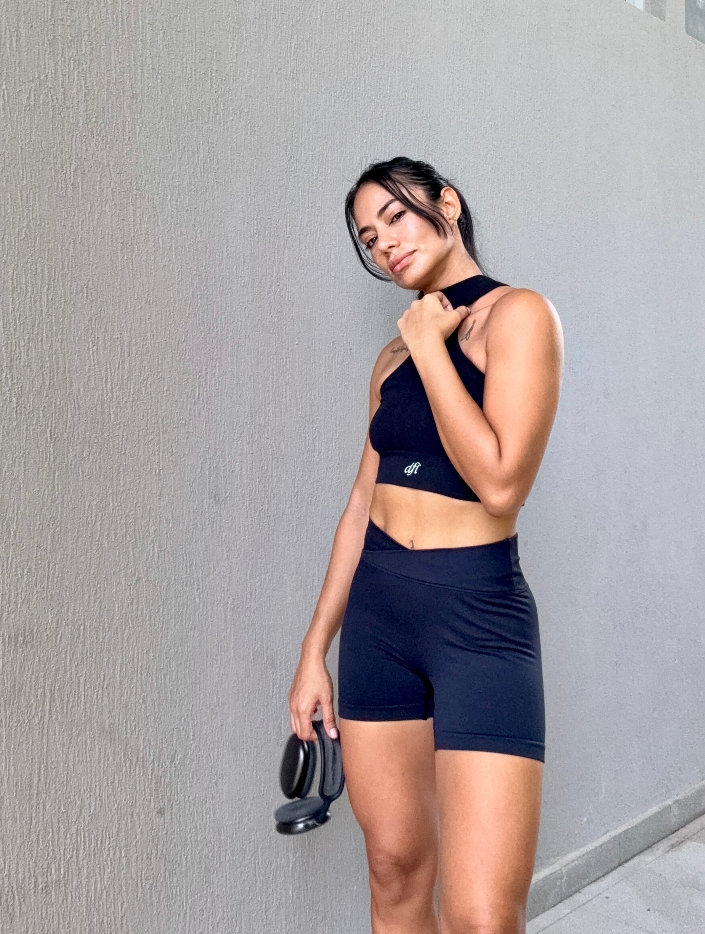 Set Top & Short Black