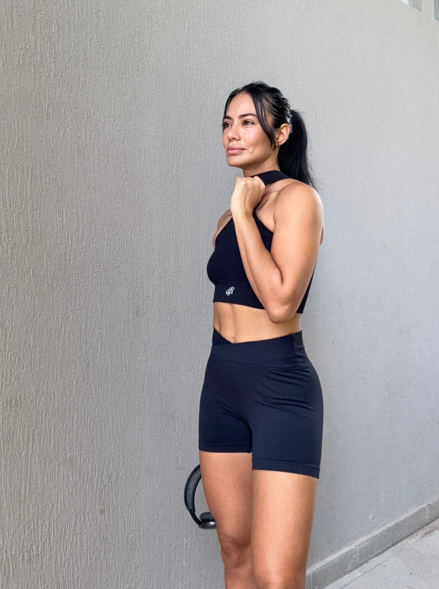 Set Top & Short Black
