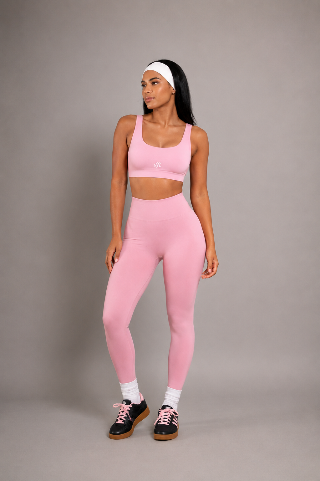 Set Top and Leggins Pink