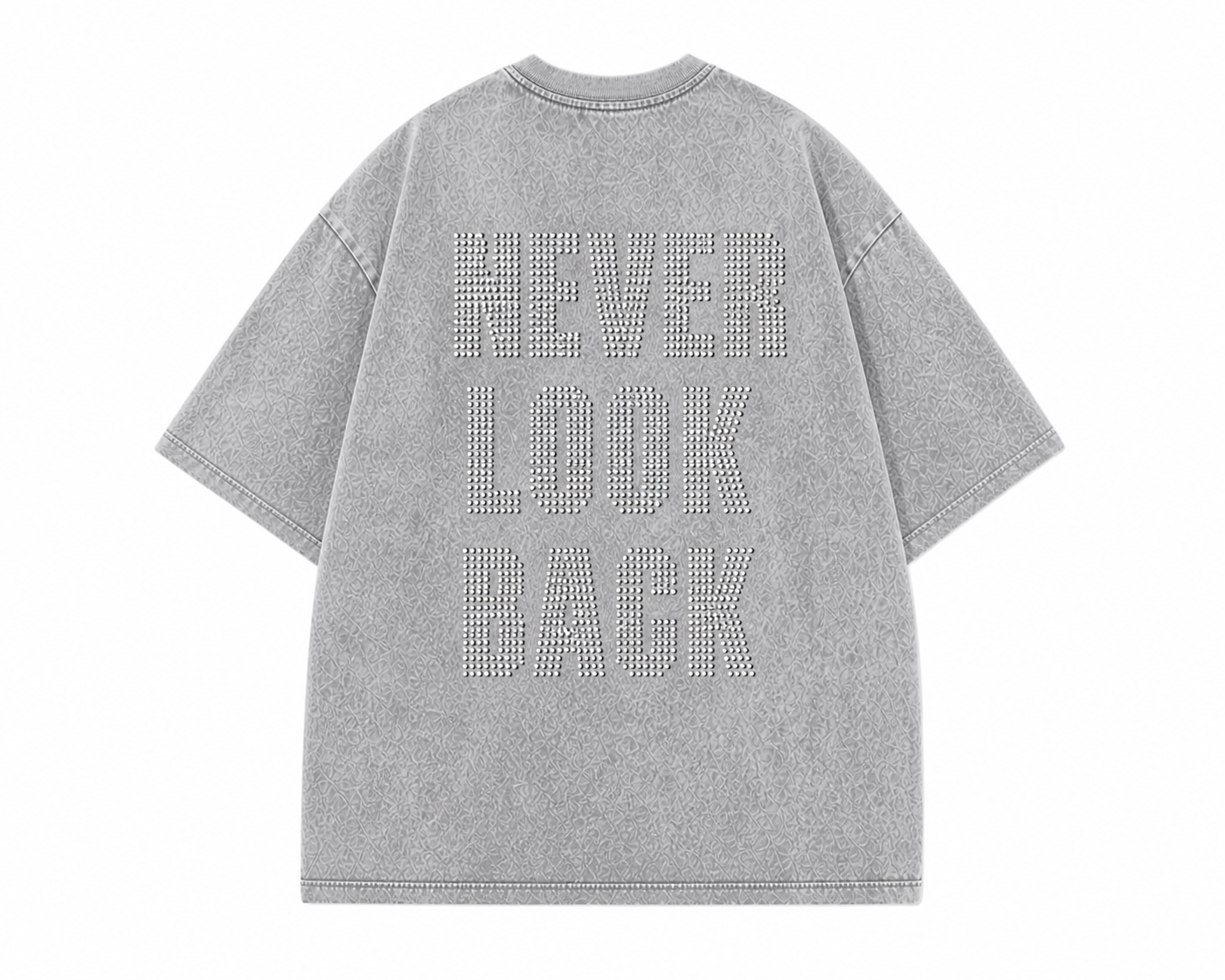 OVERSIZE GRAY ACID WASH